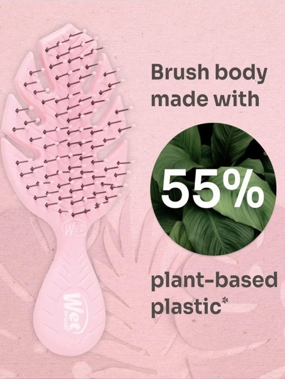 Wet Brush Go Green Mini Detangler ~ Pink